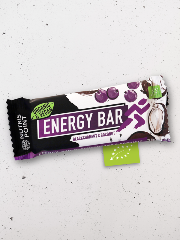 Organic Energy Bar MOVE - Črni ribez & Kokos