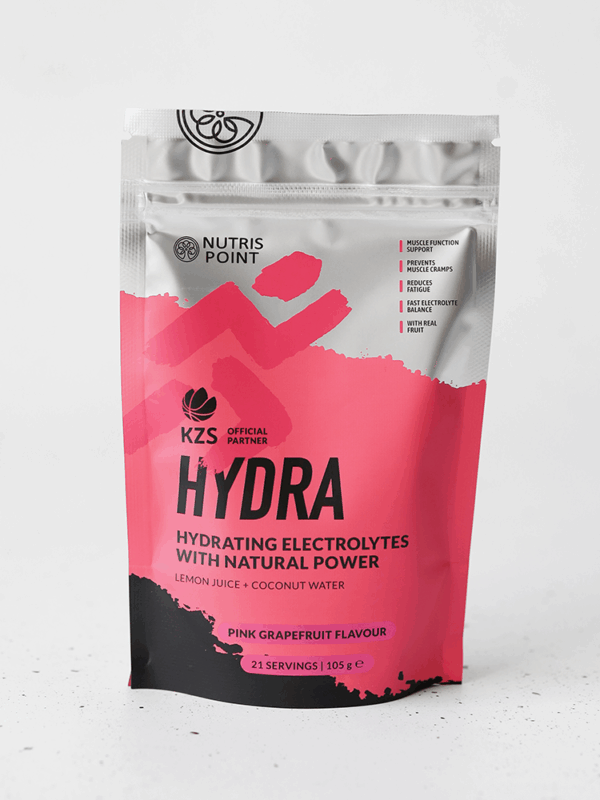 HYDRA electrolytes with lemon juice, Pink grapefruit flavor 21 servings